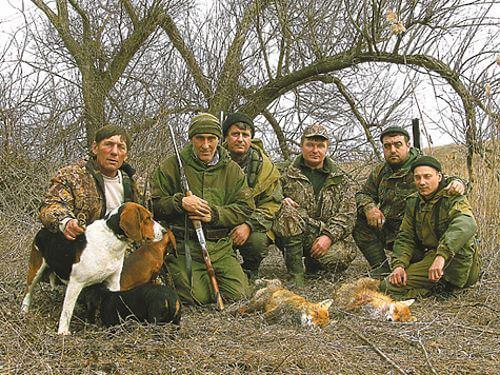 Охота на лисицу в Крыму